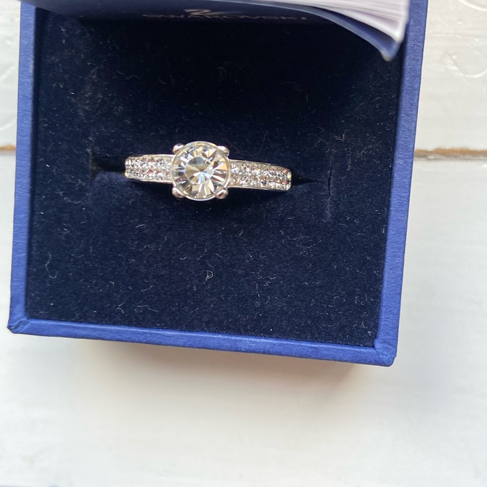 Swarovski engagement ring.  New in original box